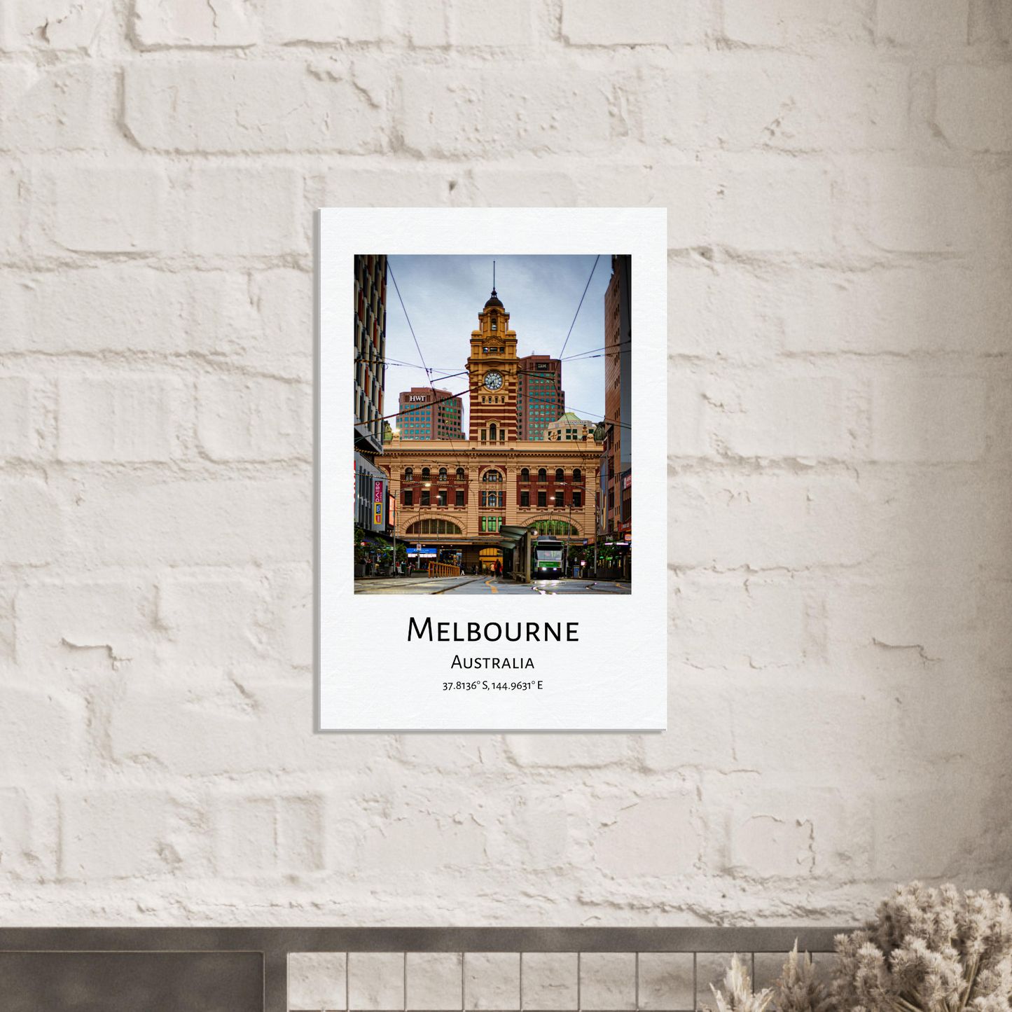Flinders Station Melbourne Victoria Australia City Photo Collection Wall Stretched Canvas by Istvan Maar Photography