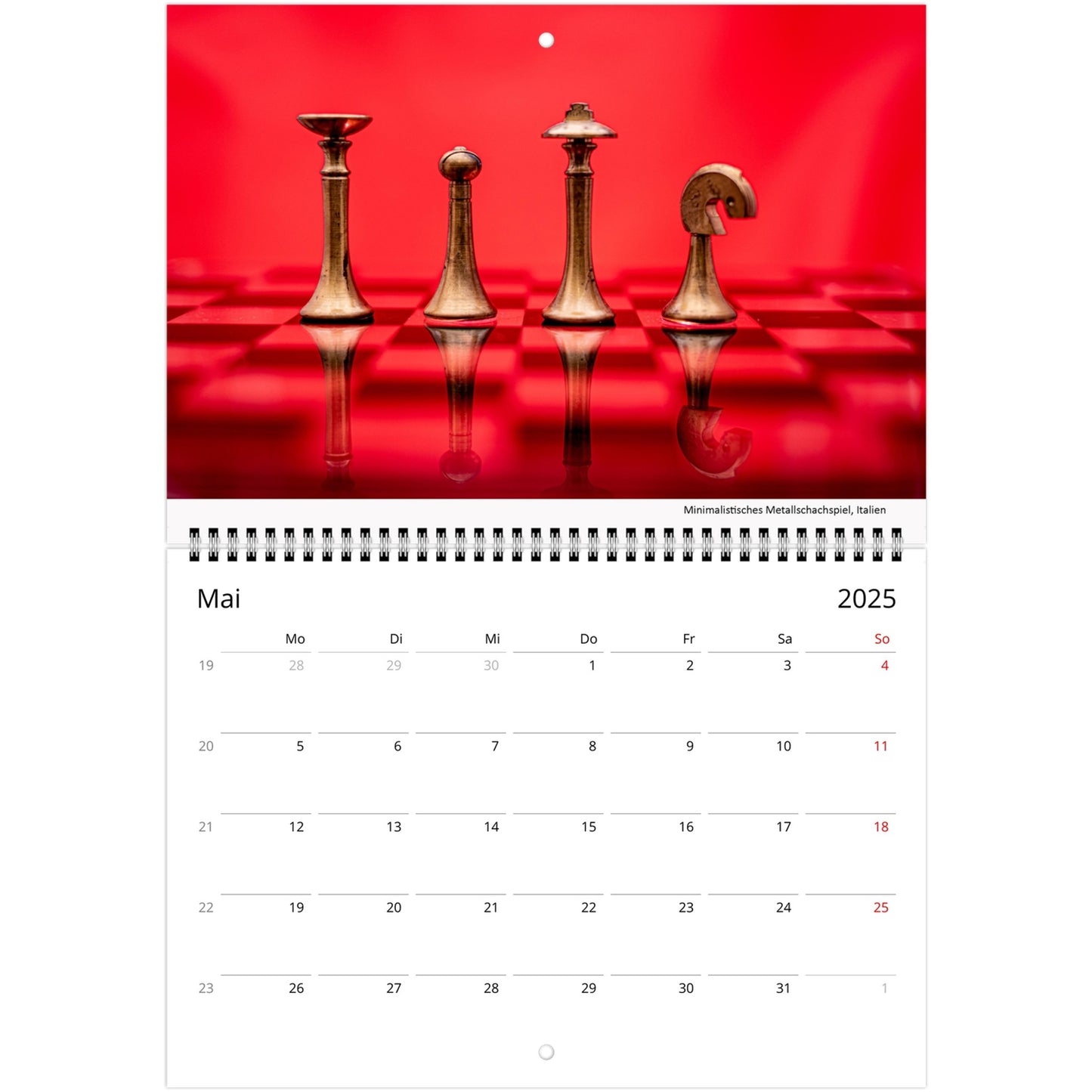 Chess Calendar by Istvan Maar Photography