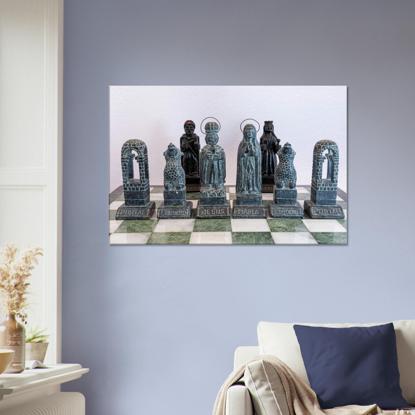 Chess themed Stretch Canvas by Istvan Maar Photography