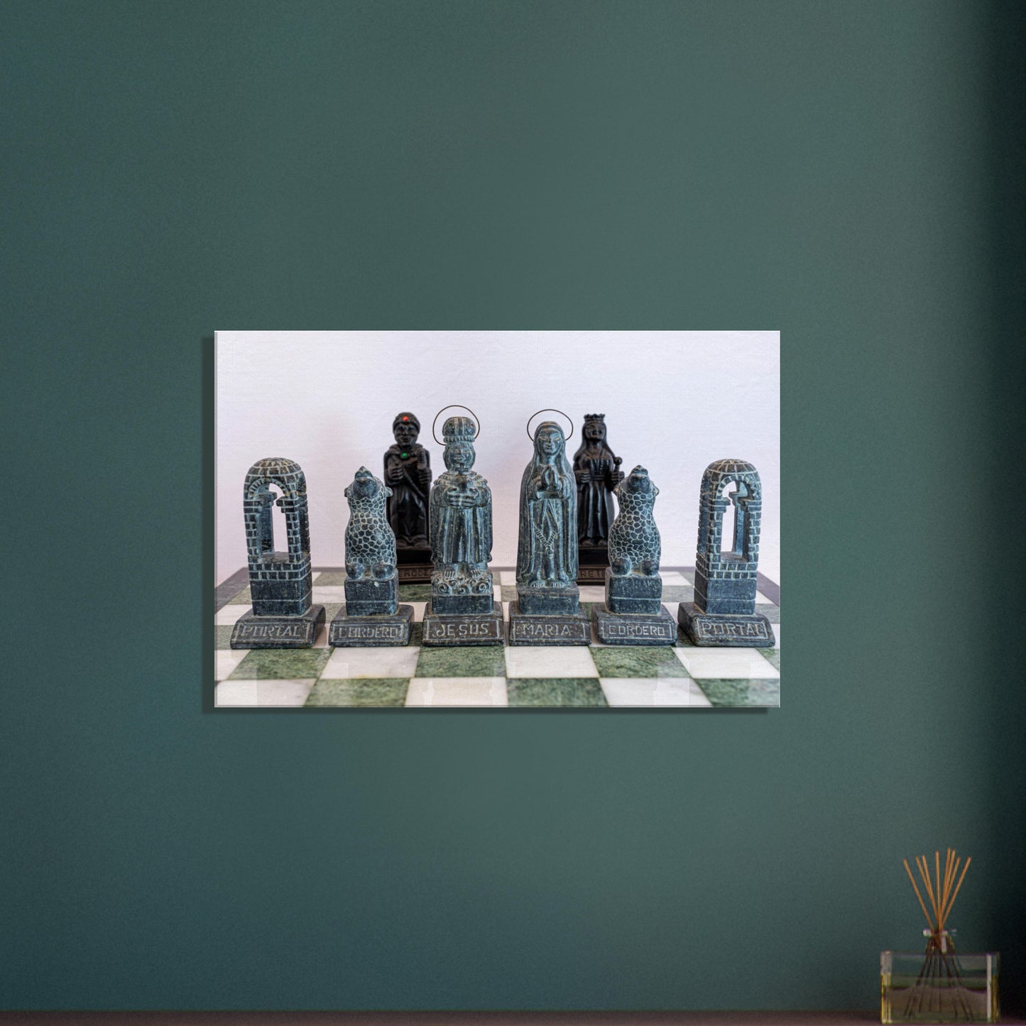 Chess themed Stretch Canvas by Istvan Maar Photography