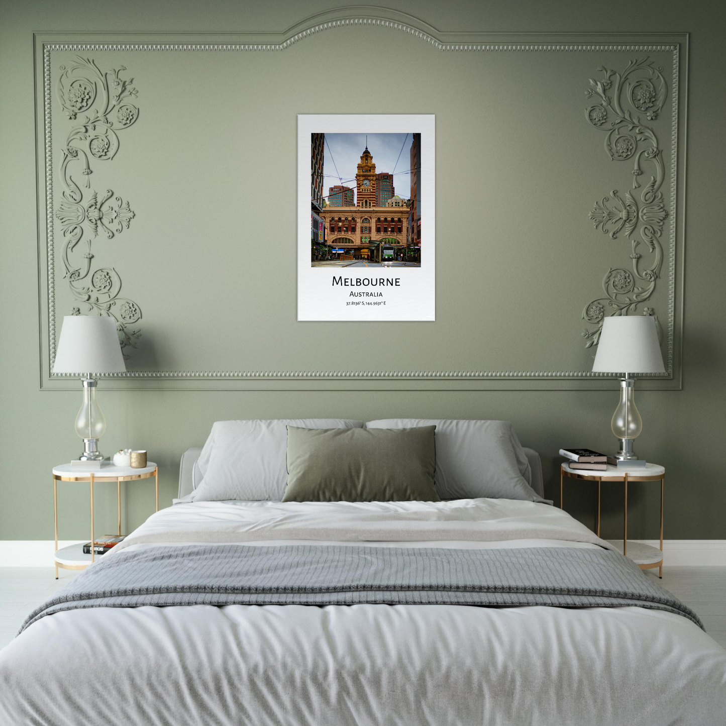 Flinders Station Melbourne Victoria Australia City Photo Collection Wall Stretched Canvas by Istvan Maar Photography