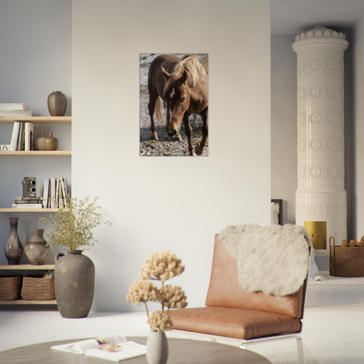 Horse Domestic Animal Canvas by Istvan Maar Photography