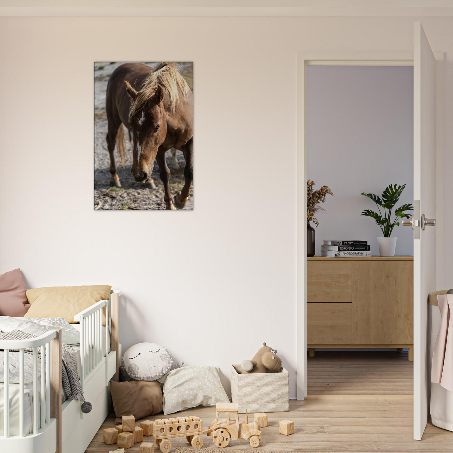 Horse Canvas Wall Art by Istvan Maar Photography