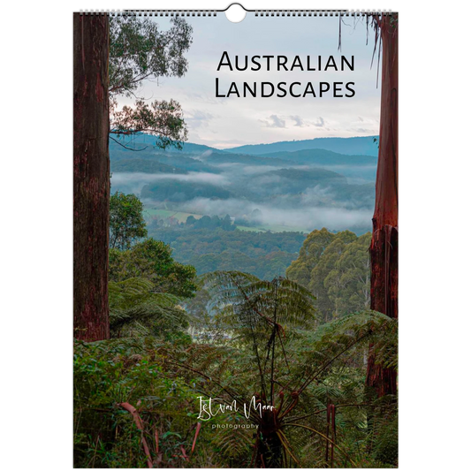 2027 Australian Landscape Wall Calendar - front cover featuring landscape photography by Istvan Maar