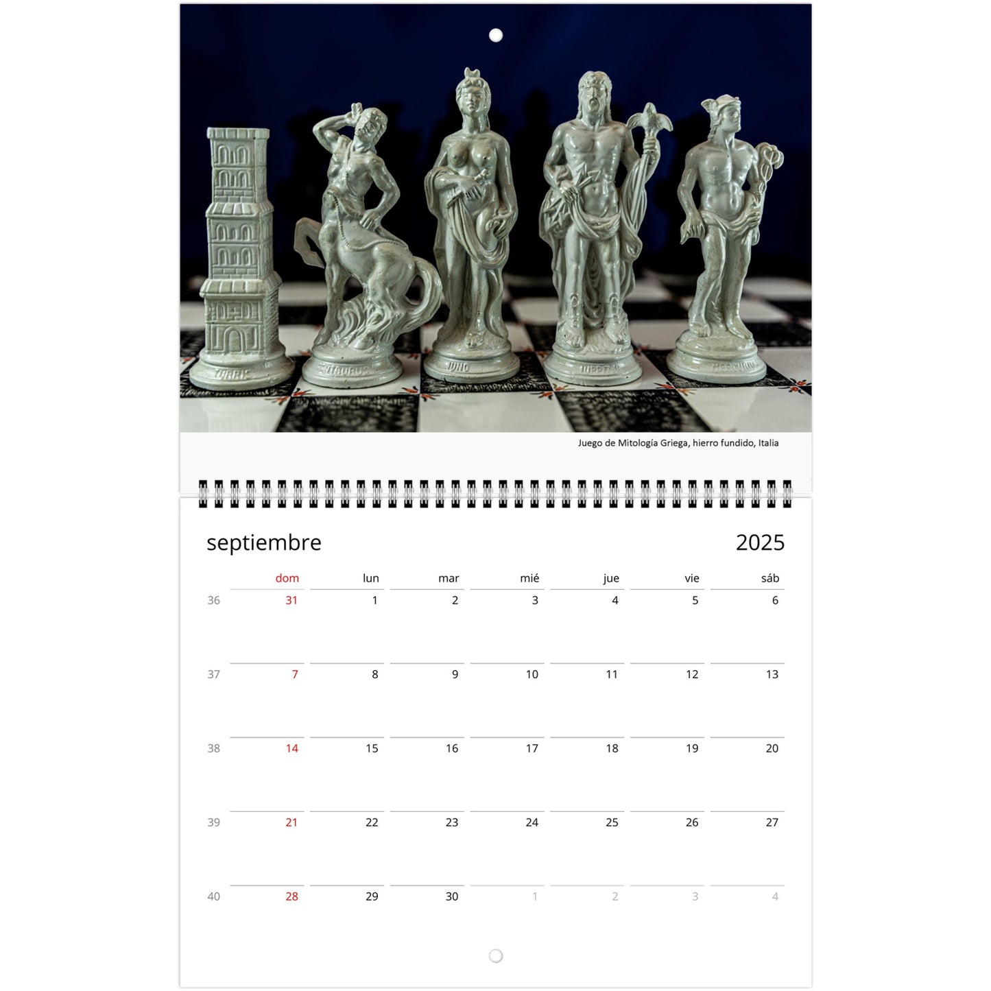 Chess Puzzle Calendar by Istvan Maar Photography