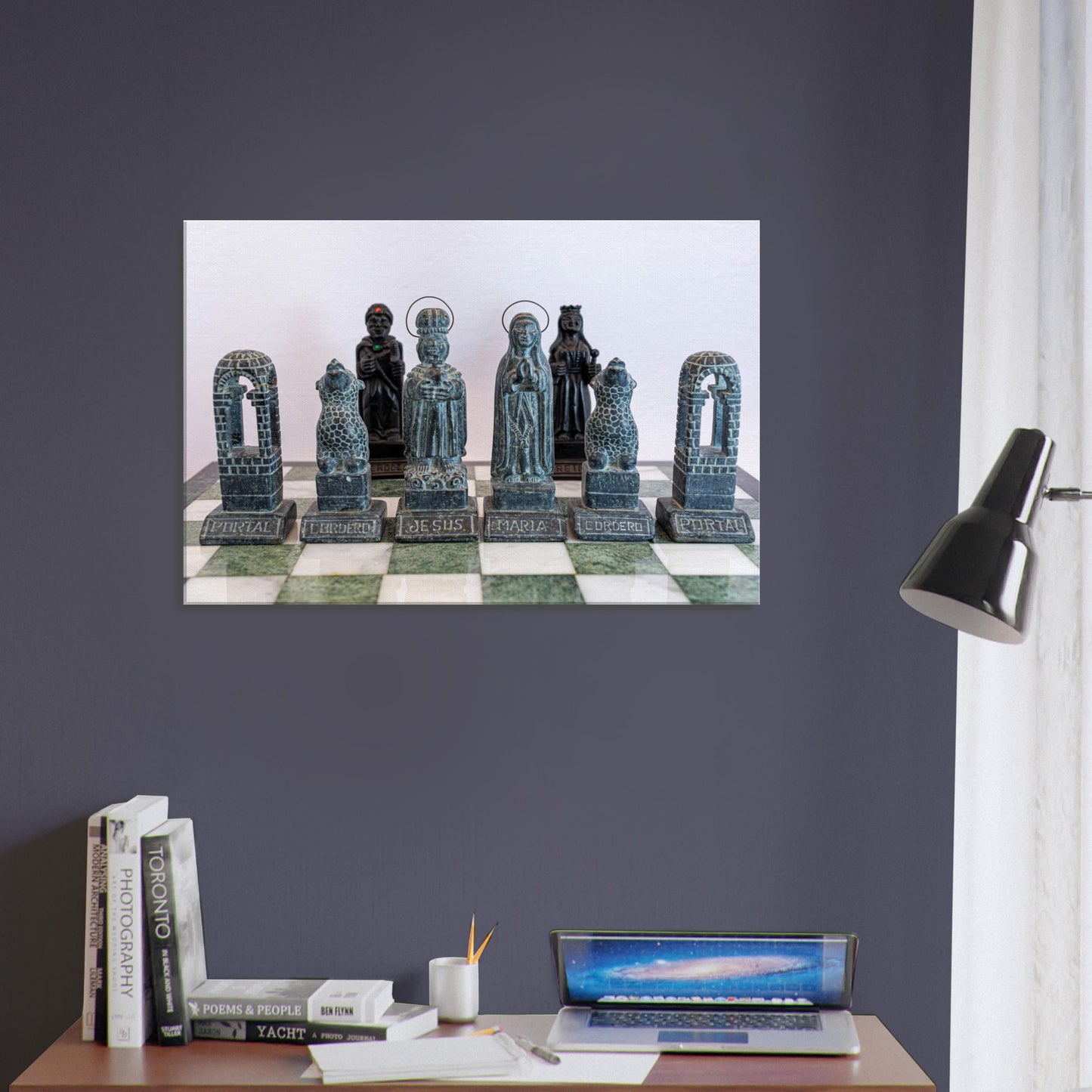 Chess themed Stretch Canvas by Istvan Maar Photography