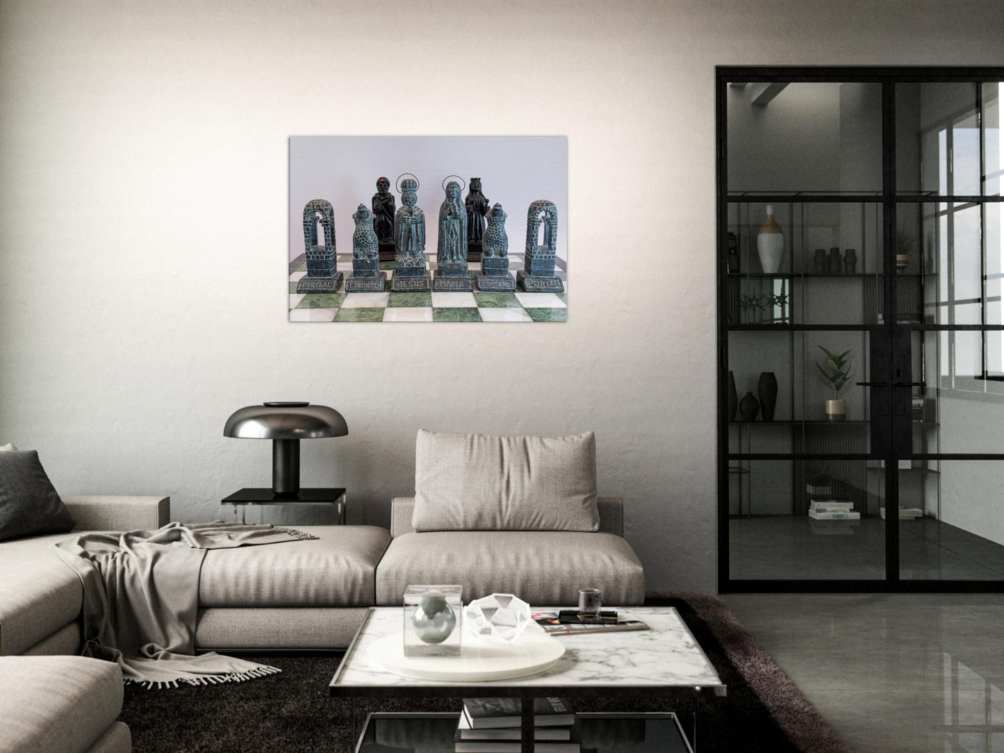 Chess themed Stretch Canvas by Istvan Maar Photography