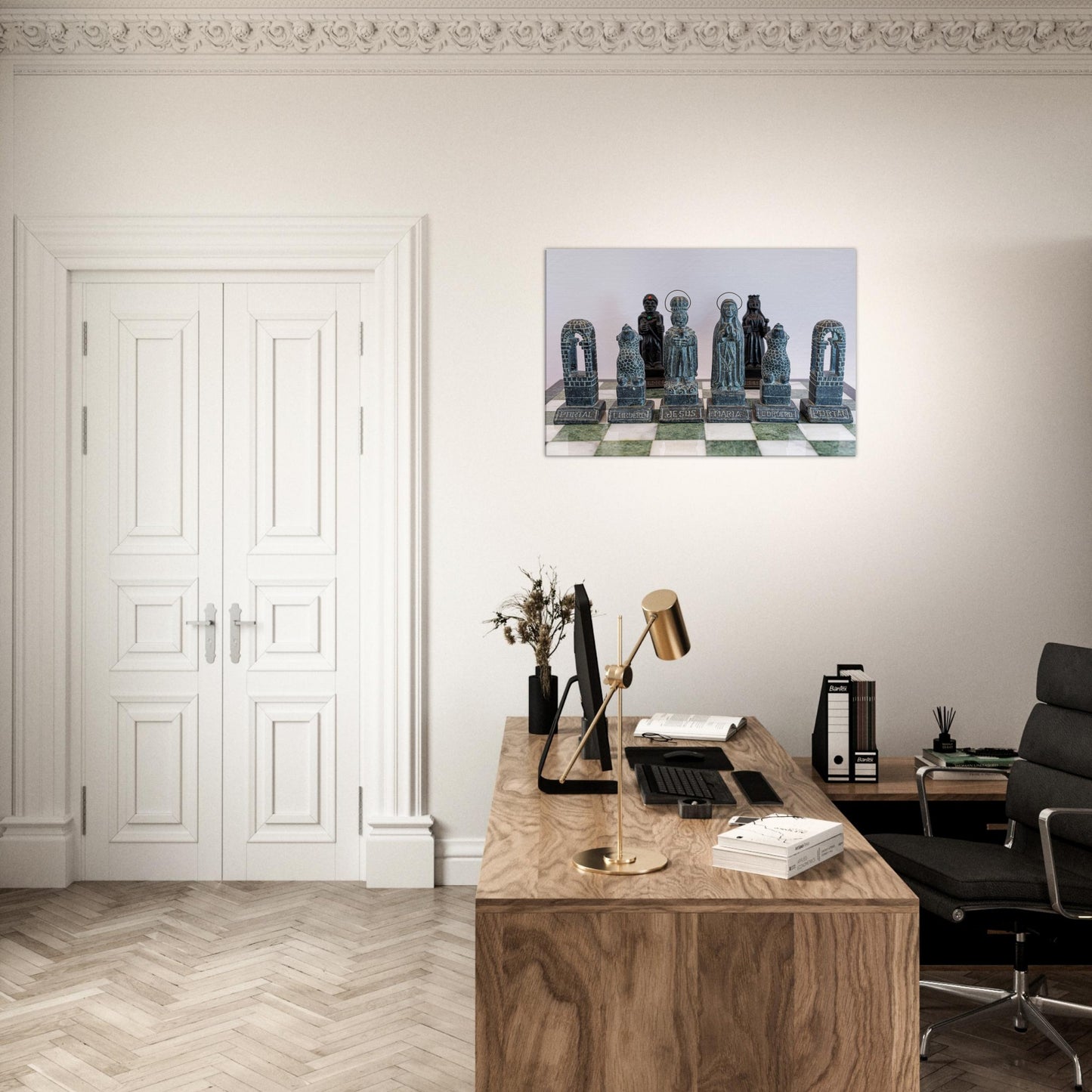Chess themed Stretch Canvas by Istvan Maar Photography