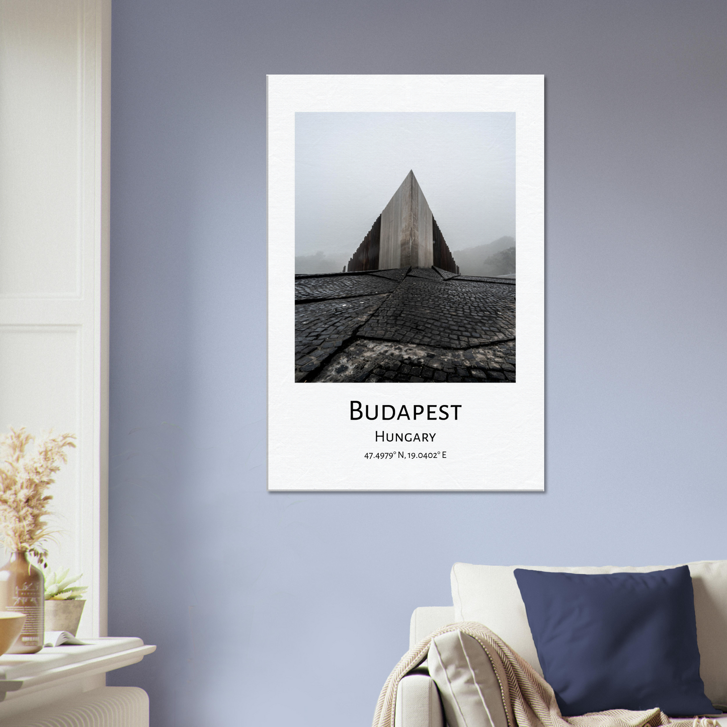 Personalised Budapest Travel Canvas - 1956 Hungarian Revolution Monument by Istvan Maar Photography home décor