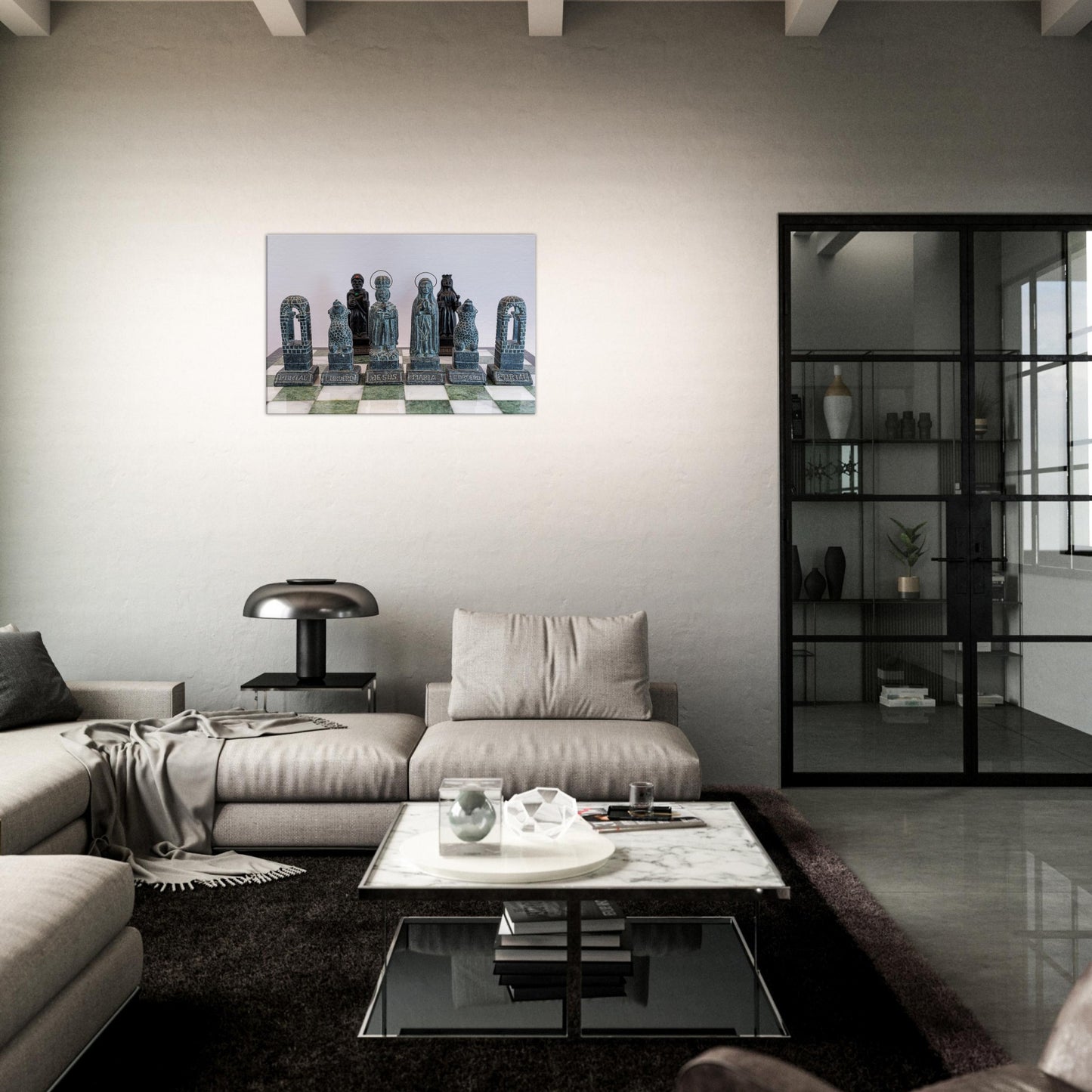 Chess themed Stretch Canvas by Istvan Maar Photography