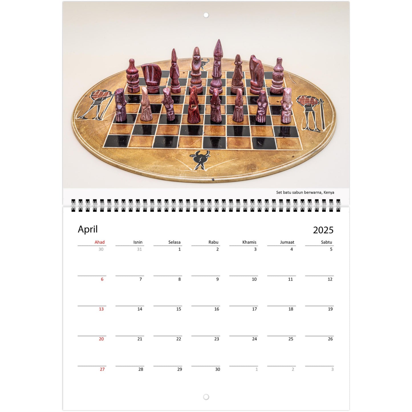 Unique Chess Calendar by Istvan Maar Photography