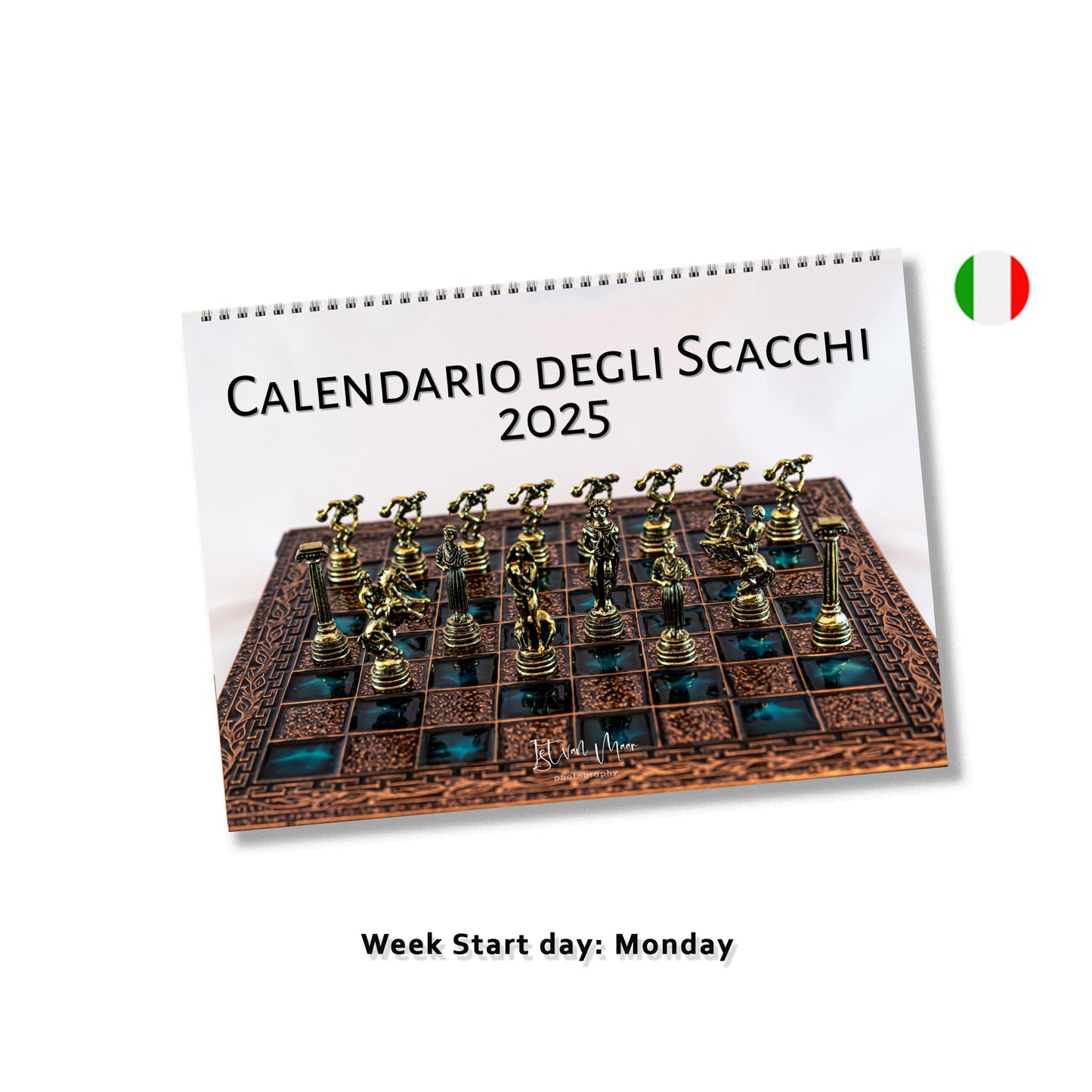 Chess Wall Calendar by Istvan Maar Photography in Italian