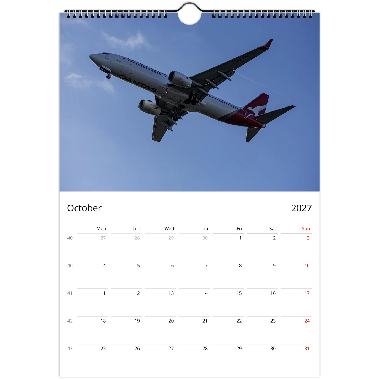Flying high wall calendar cover by Istvan Maar Photography featuring airplanes