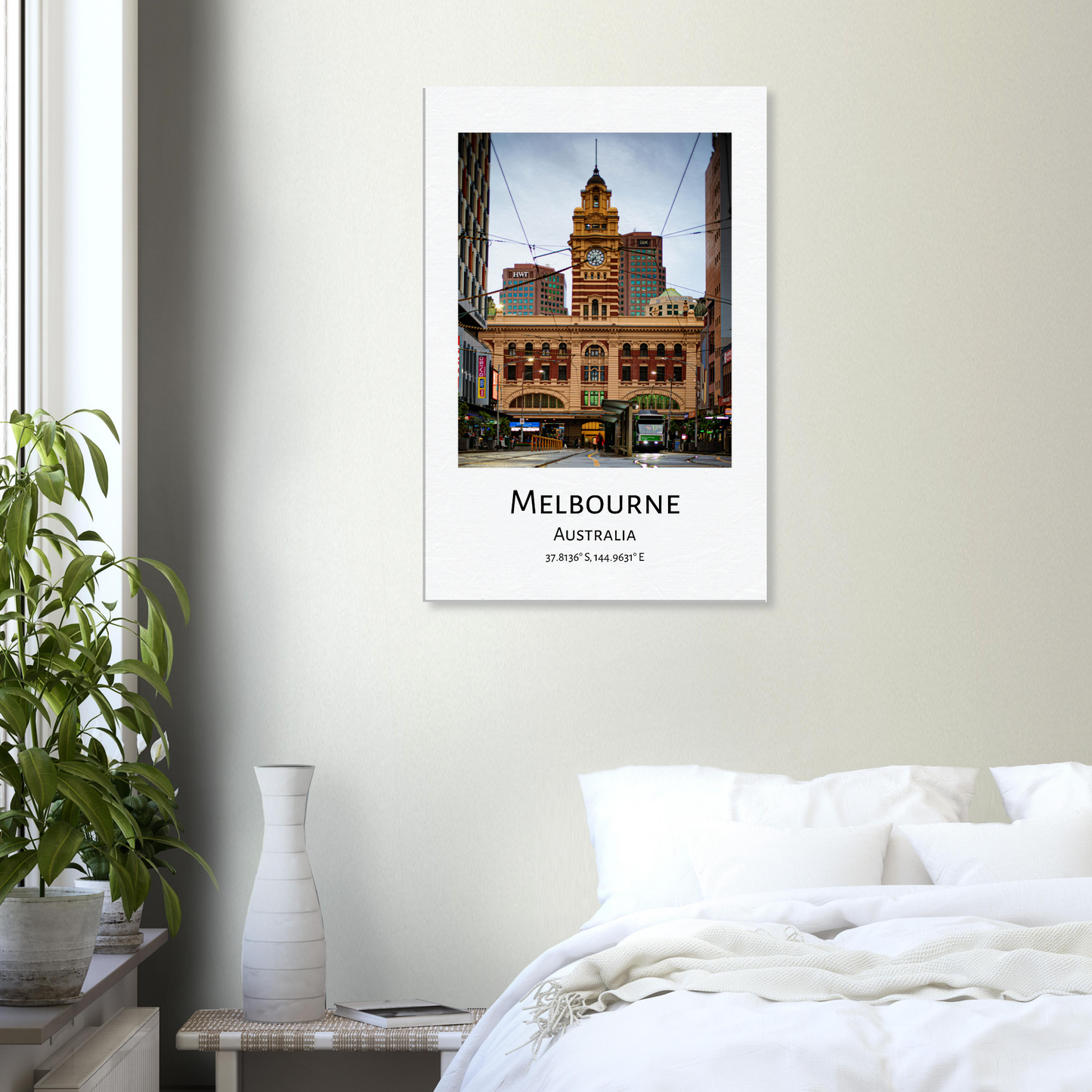 Flinders Station Melbourne Victoria Australia City Photo Collection Wall Stretched Canvas by Istvan Maar Photography