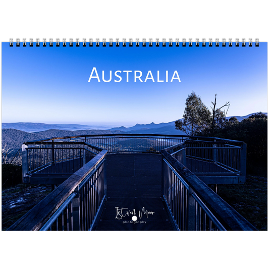 2027 Australia Wall Calendar - front cover featuring Australian landscape photography by Istvan Maar