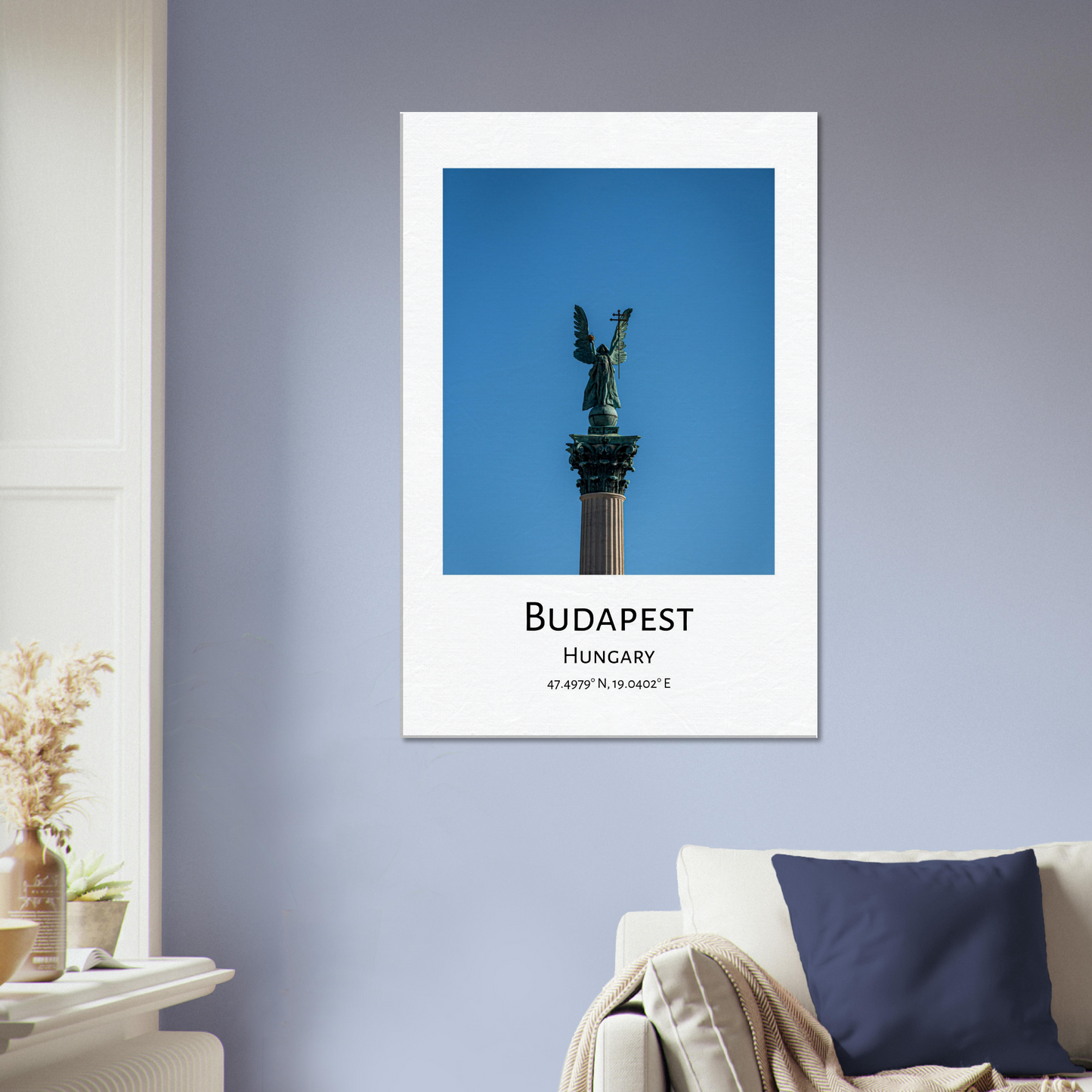 Personalised Budapest Travel Canvas - Heroes' Square by Istvan Maar Photography - home art