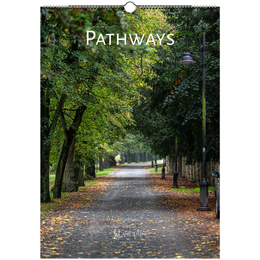 2027 Pathways Wall Calendar - front cover featuring pathway photography by Istvan Maar