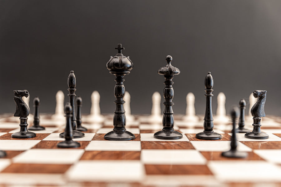 Chess board with player signatures from the 24th Chess Olympiad Budapest — chess photography by Istvan Maar