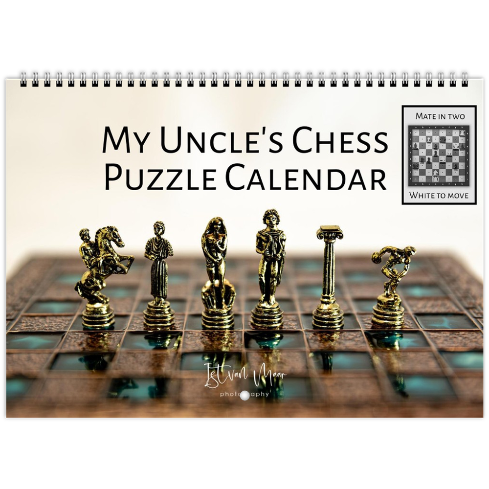 2027 Personalised Chess Puzzle Calendar by Istvan Maar Photography