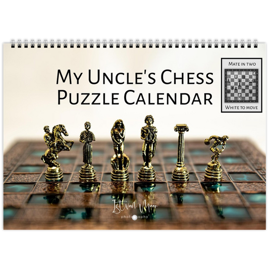 2027 Personalised Chess Puzzle Calendar by Istvan Maar Photography
