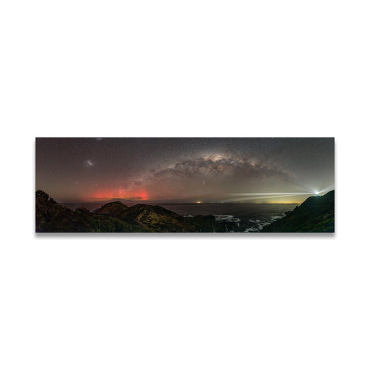 The surprise - Panorama with Aurora