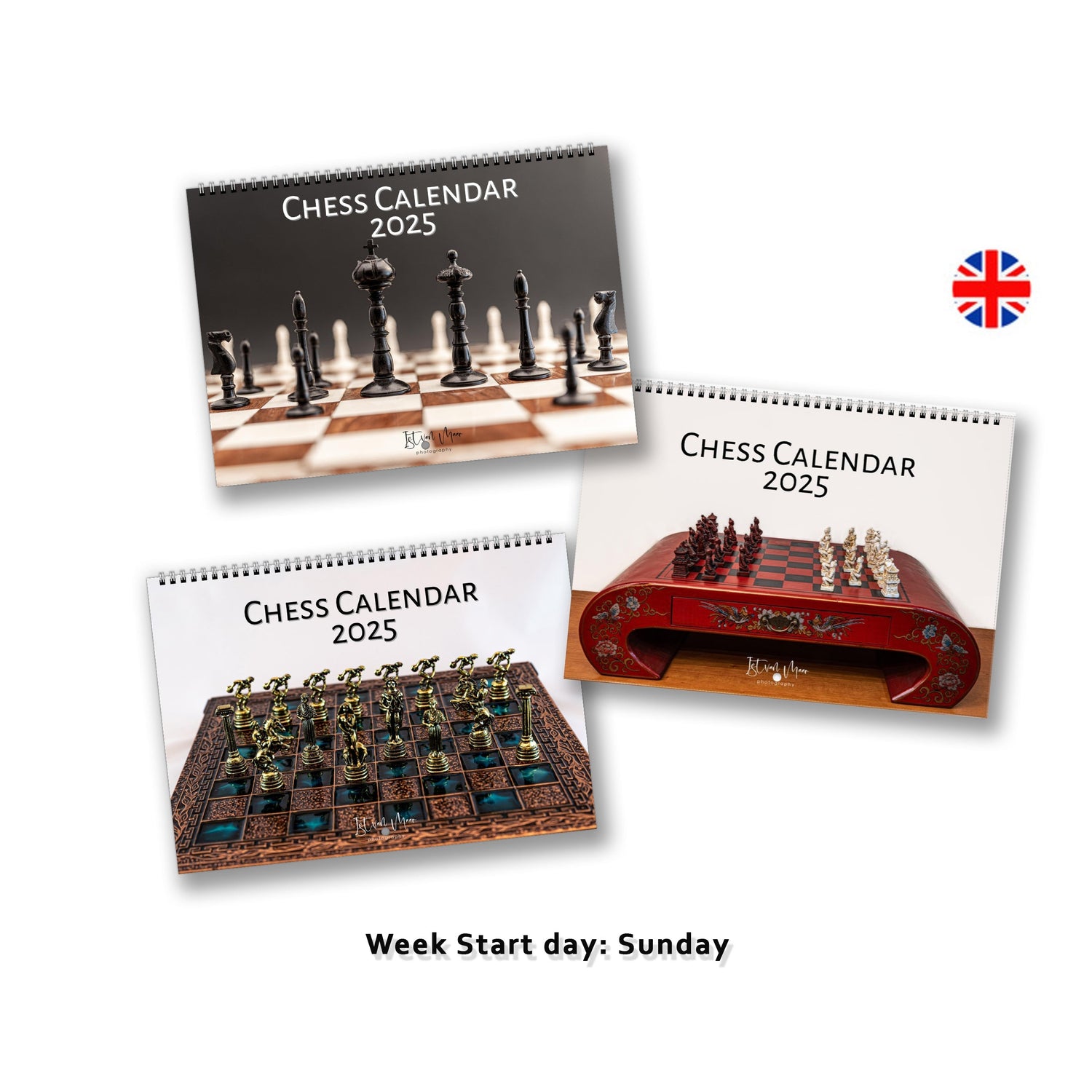 Unique chess calendar bundle by Istvan Maar Photography