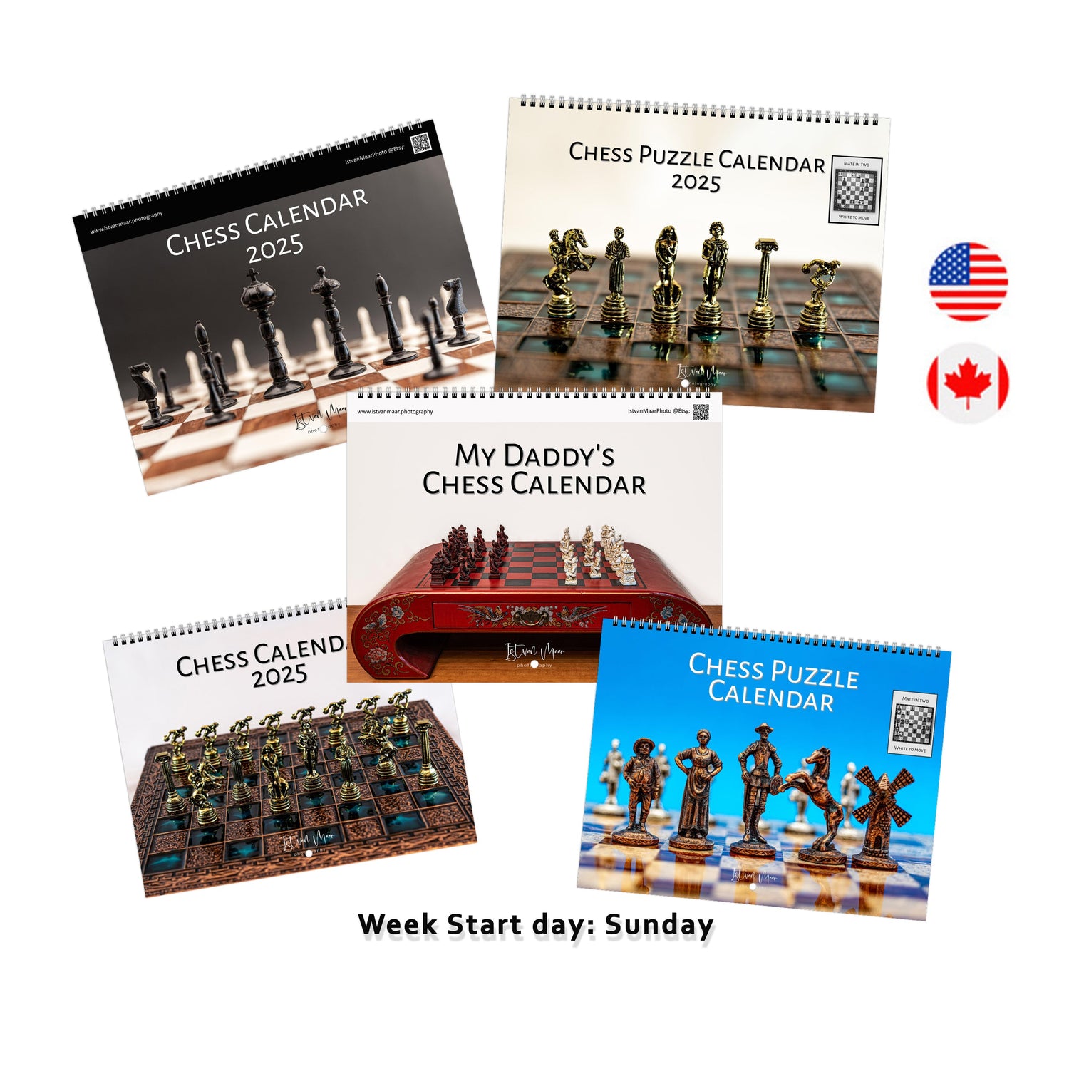 Calendar Bundles - US & Canada