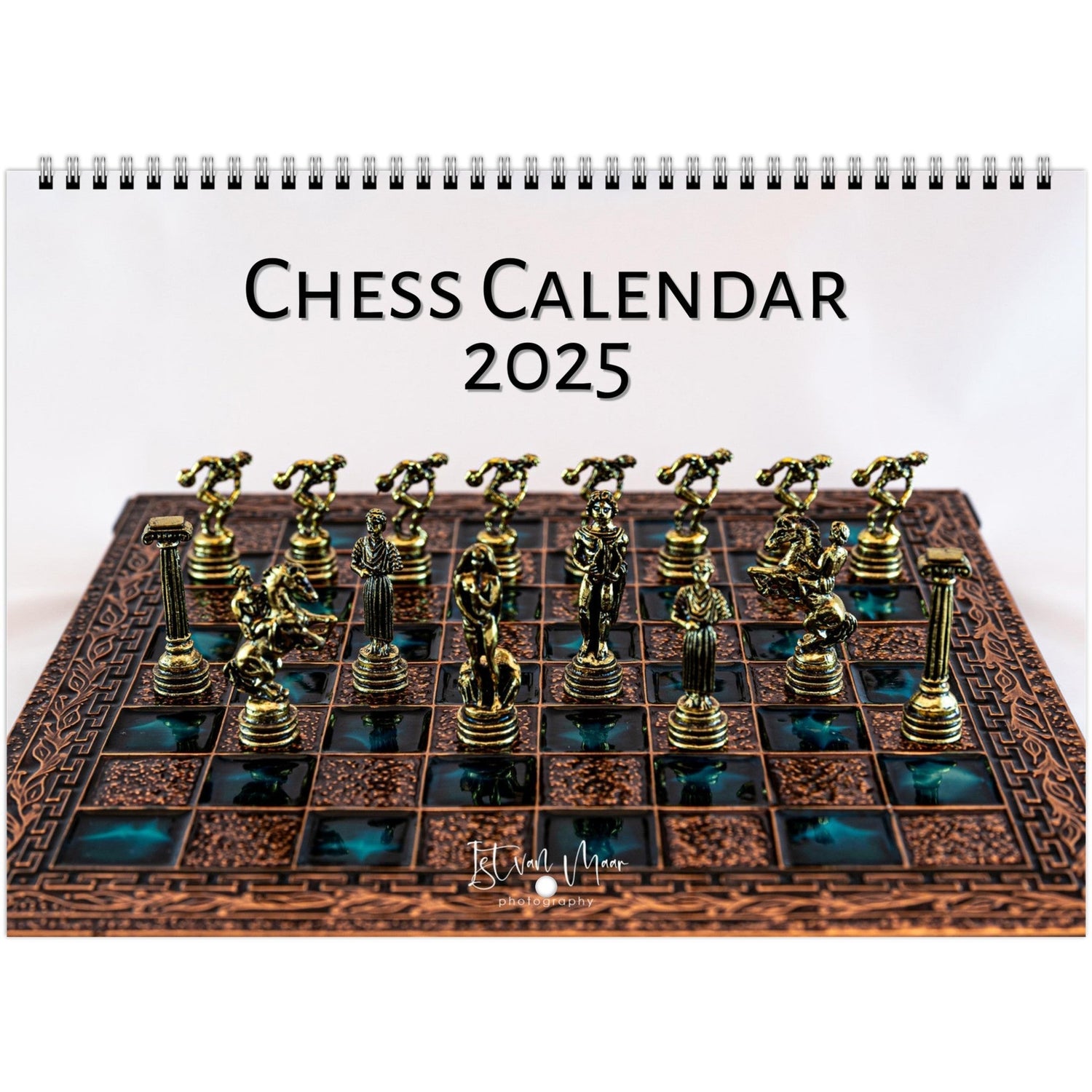 Unique chess calendar by Istvan Maar Photography