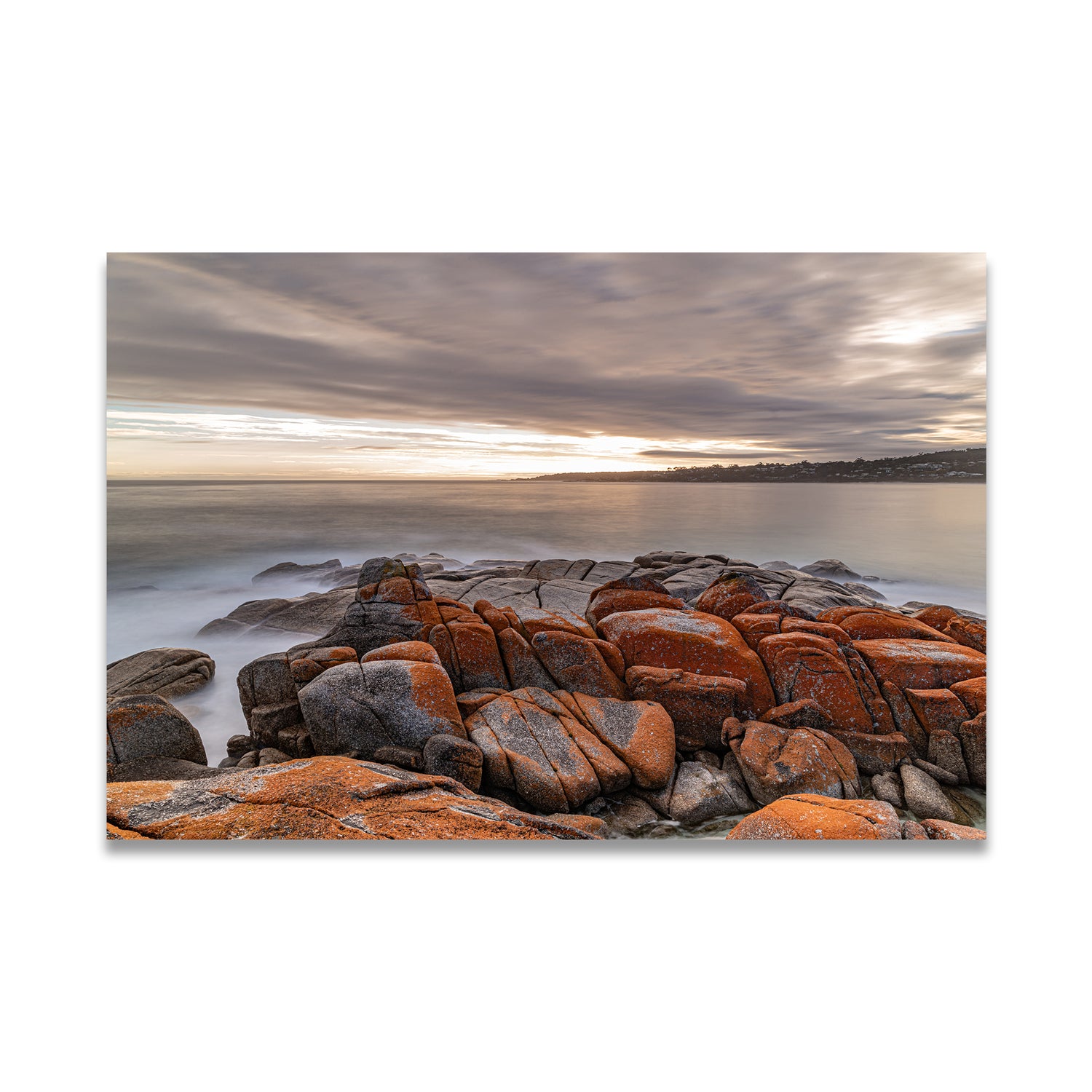 Coast print taken in Binalong Bay, Tasmania by Istvan Maar Photography.