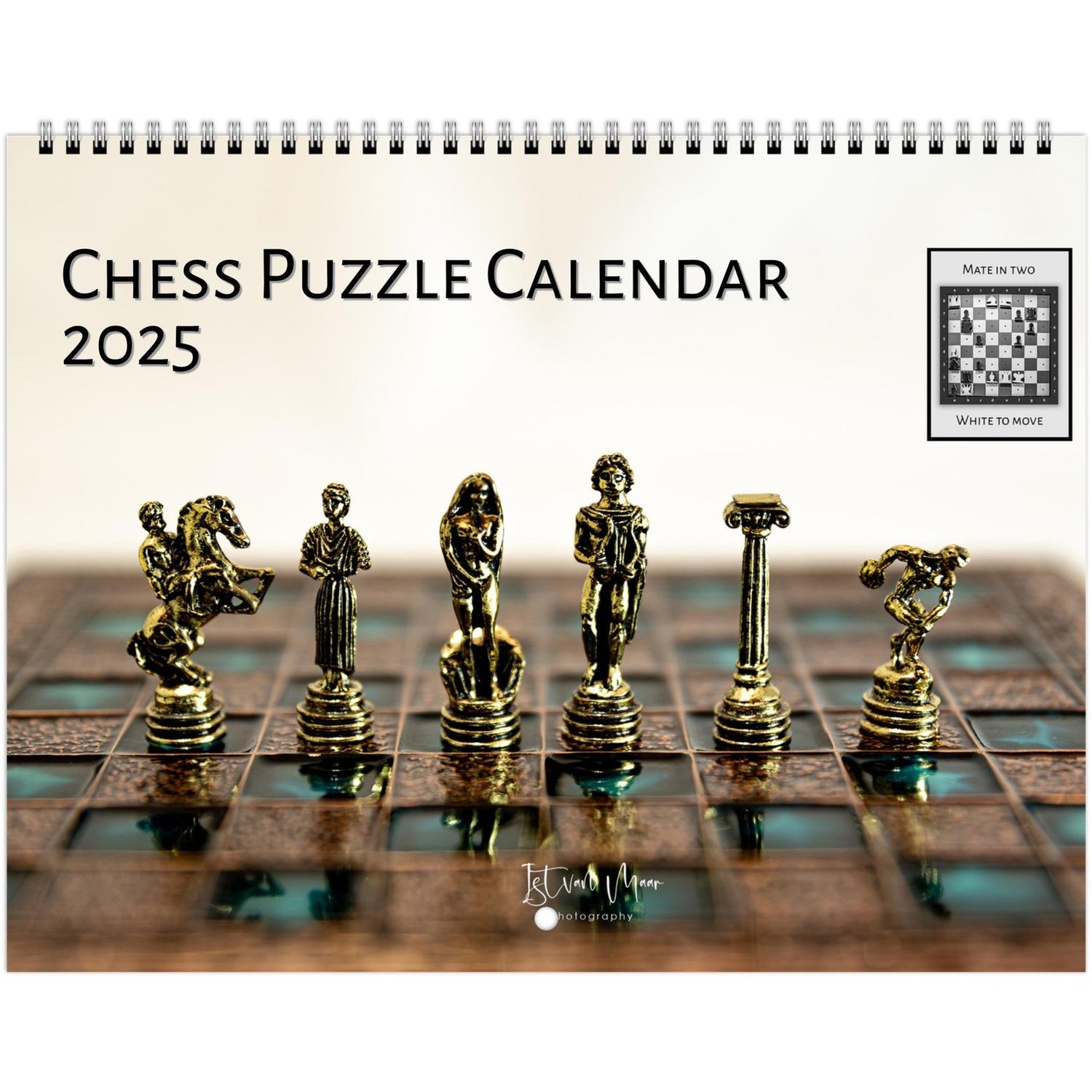 Unique chess puzzle calendar by Istvan Maar Photography