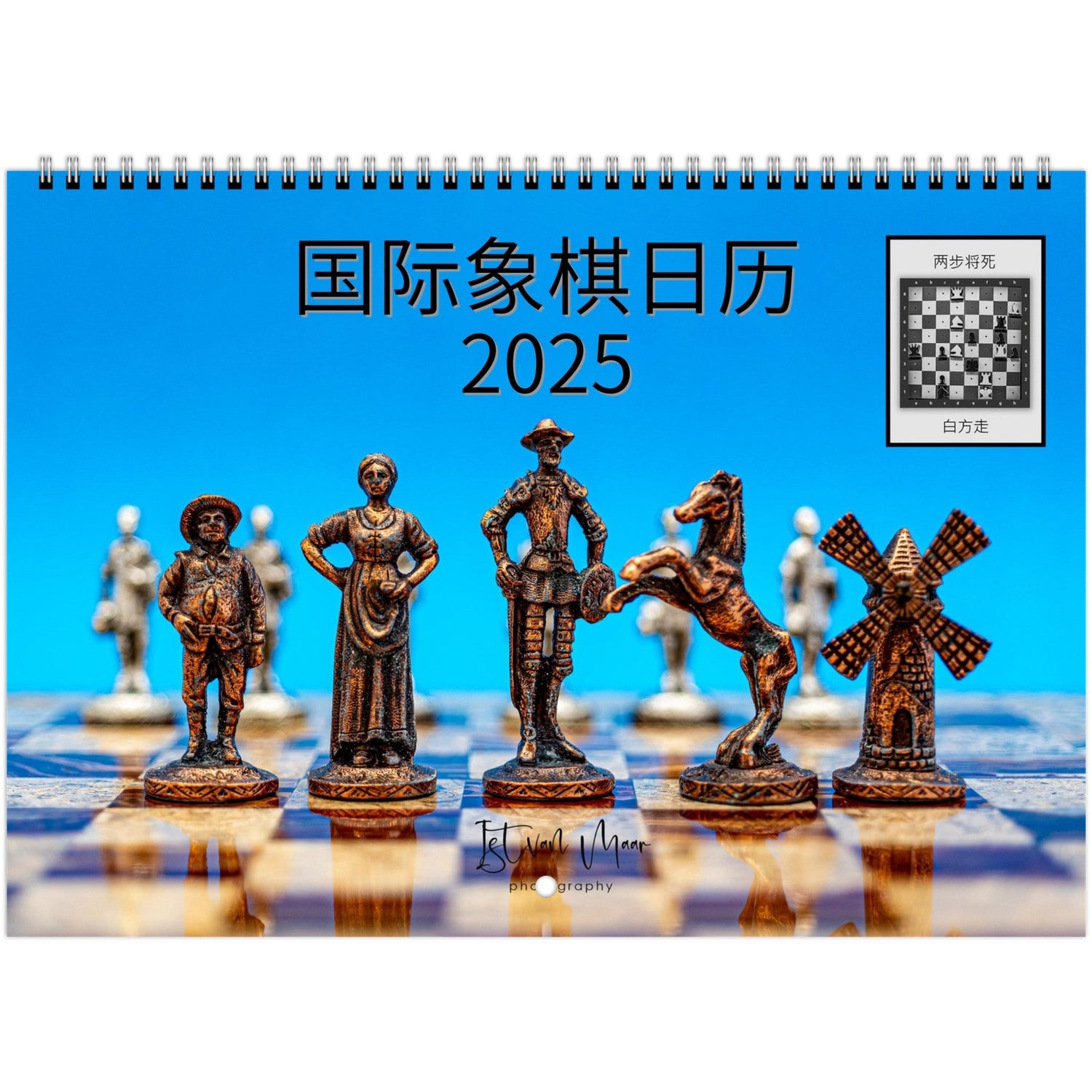 2025 Chess Puzzle Calendar | Worldwide | 4843