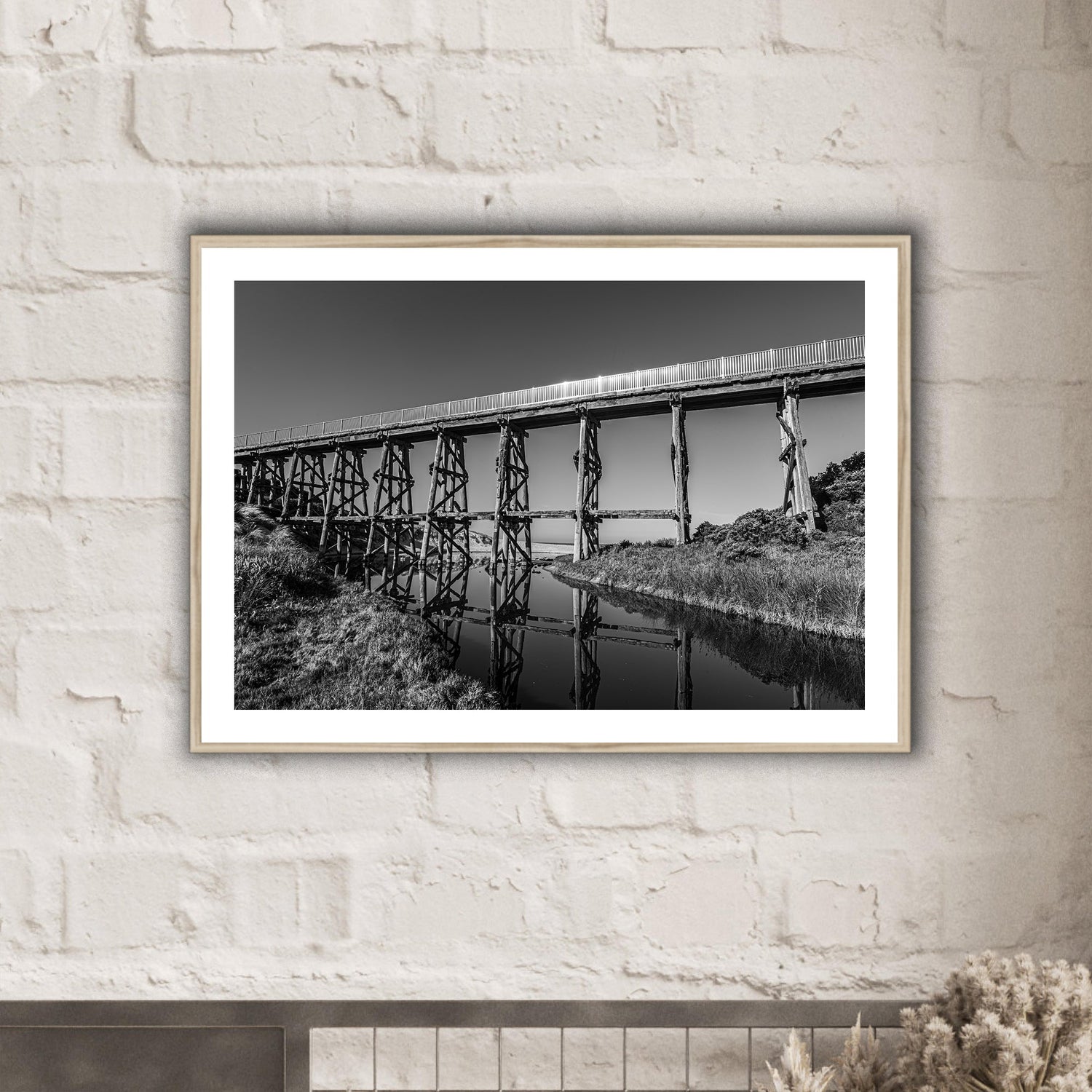 Architecture artwork by Istvan Maar Photography, taken on old Kilcunda railway bridge. 