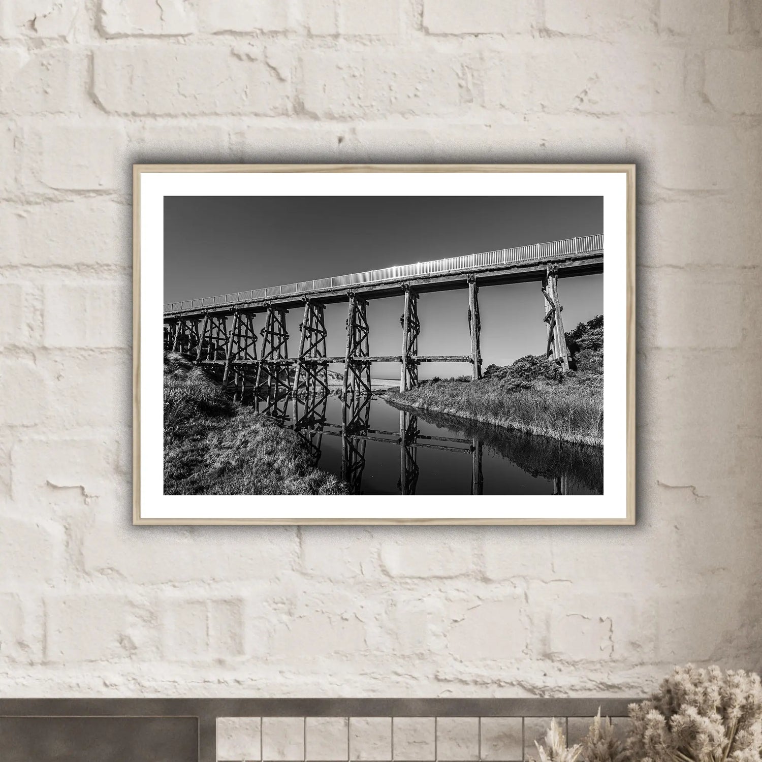 Architecture artwork by Istvan Maar Photography, taken on old Kilcunda railway bridge. 
