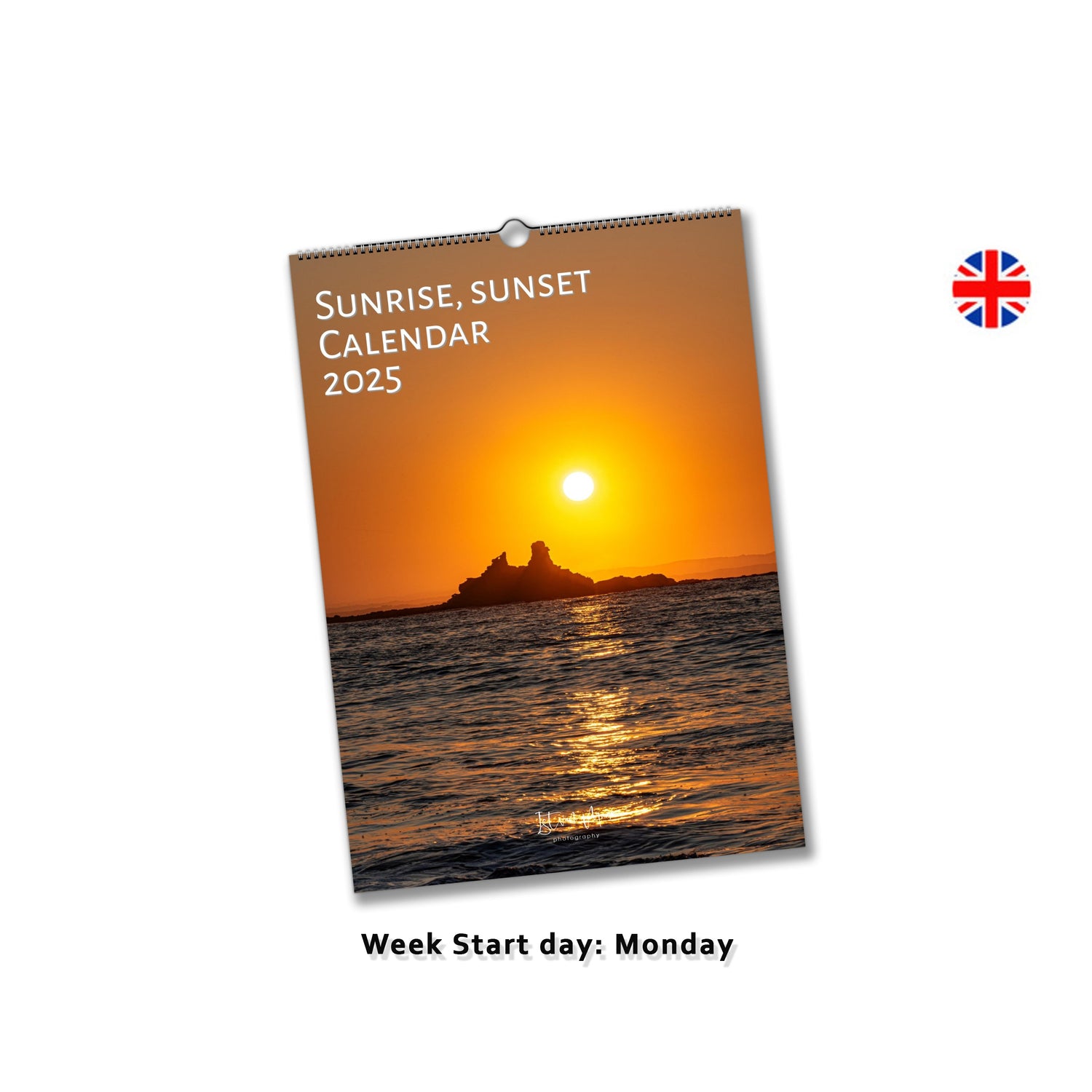 Our world calendars in English (Monday)