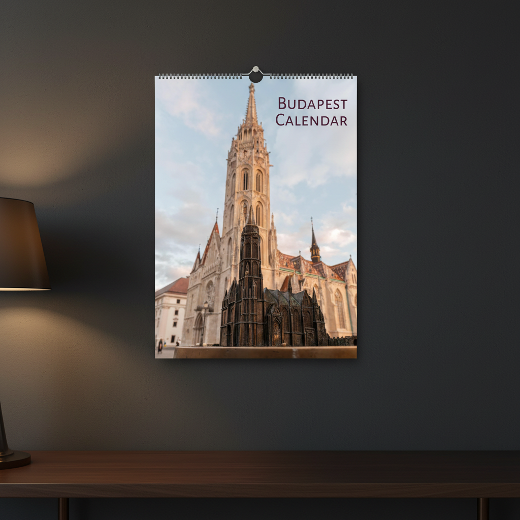 Budapest travel A3 wall calendar by Istvan Maar Photography