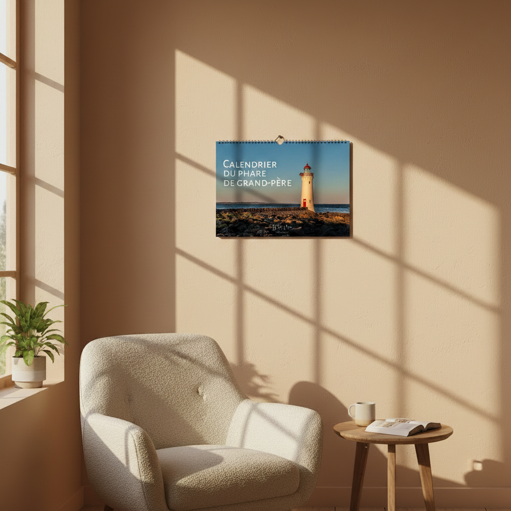 Calendrier du Phare de Grand-Père – French language wall calendar by Istvan Maar Photography