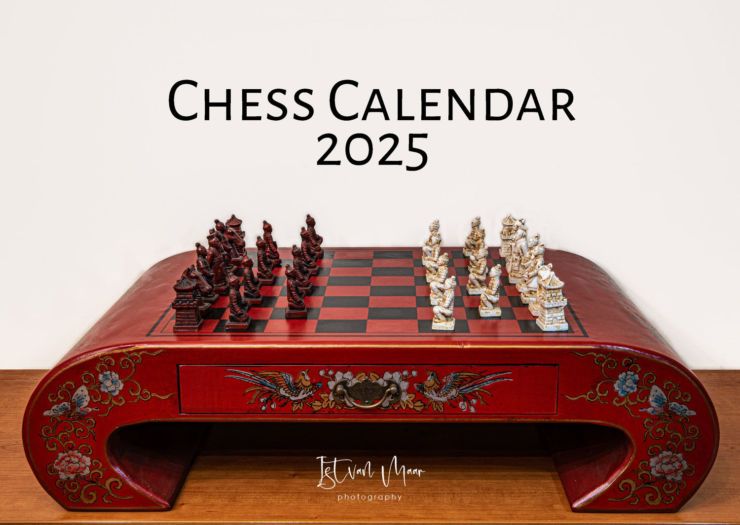 Unique chess calendar by Istvan Maar Photography