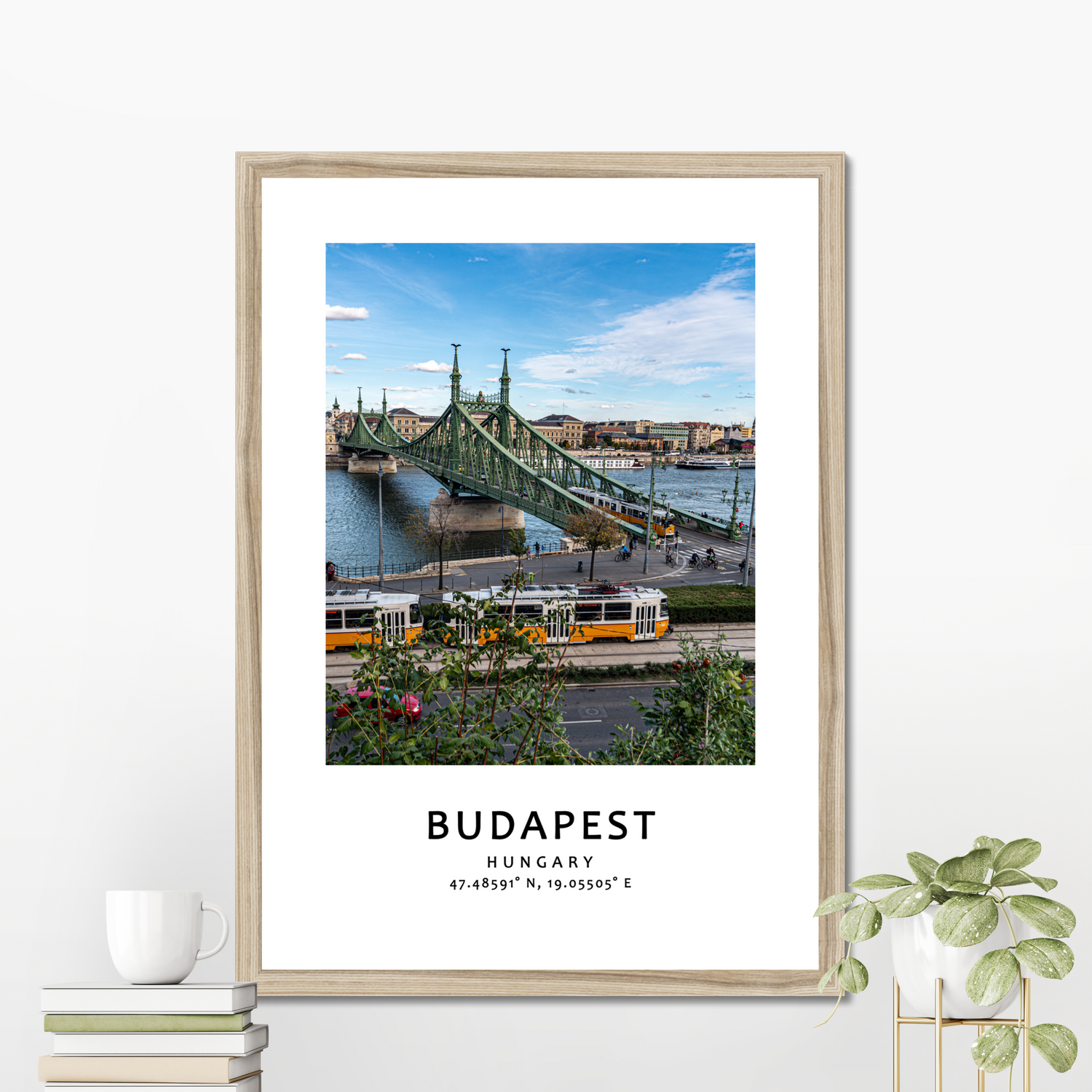 Liberty bridge, Budapest poster - photo taken by Istvan Maar Photography