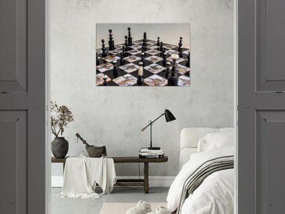 Chess themed Stretch Canvas by Istvan Maar Photography