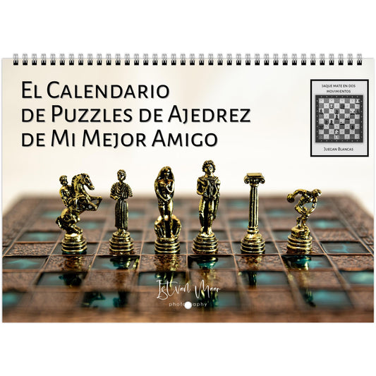 Personalized Chess Puzzle Calendar by Istvan Maar Photography