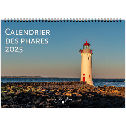 Personalised Lighthouse Wall Calendar by Istvan Maar Photography in French