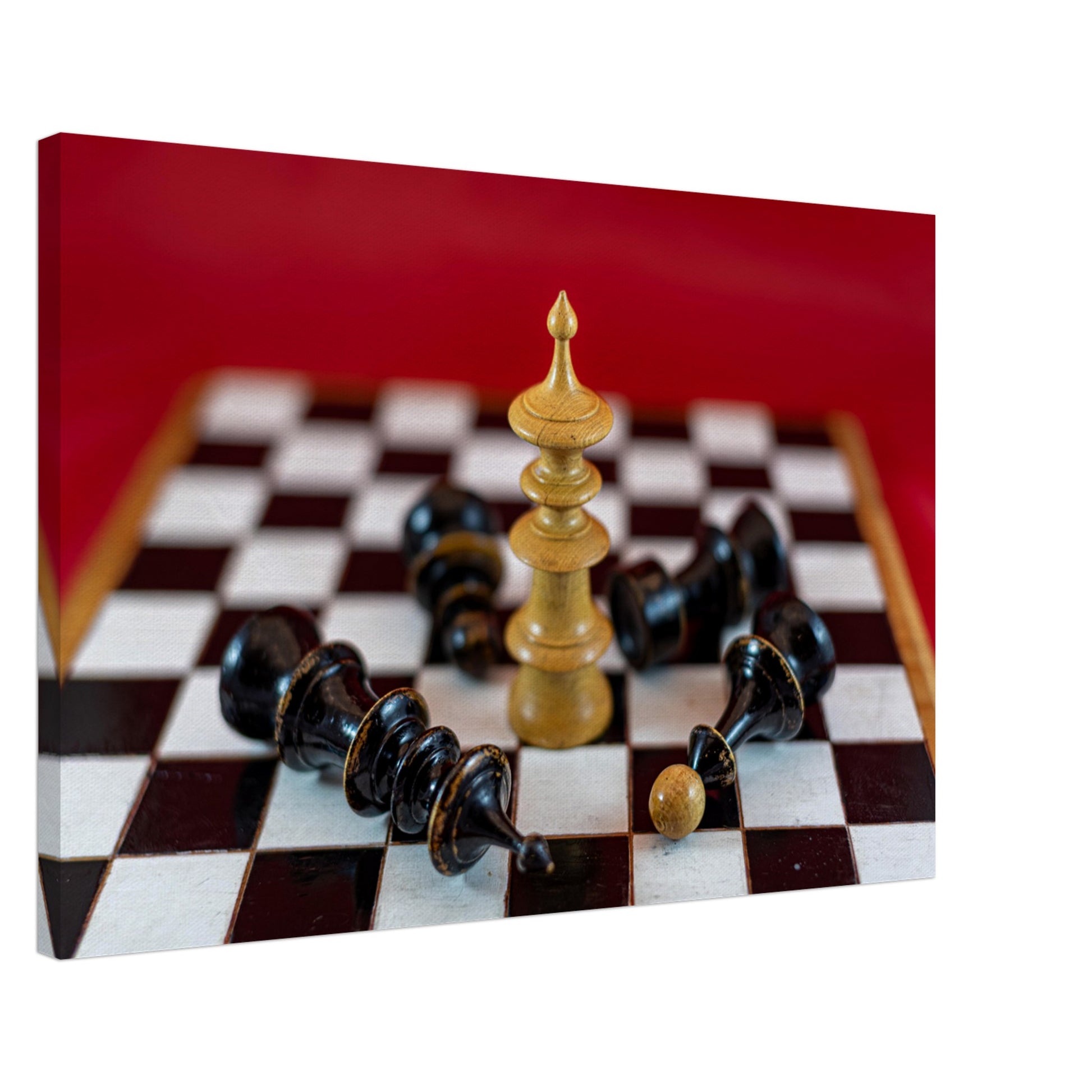 Vienna Chess Set Canvas by Istvan Maar Photography - home décor