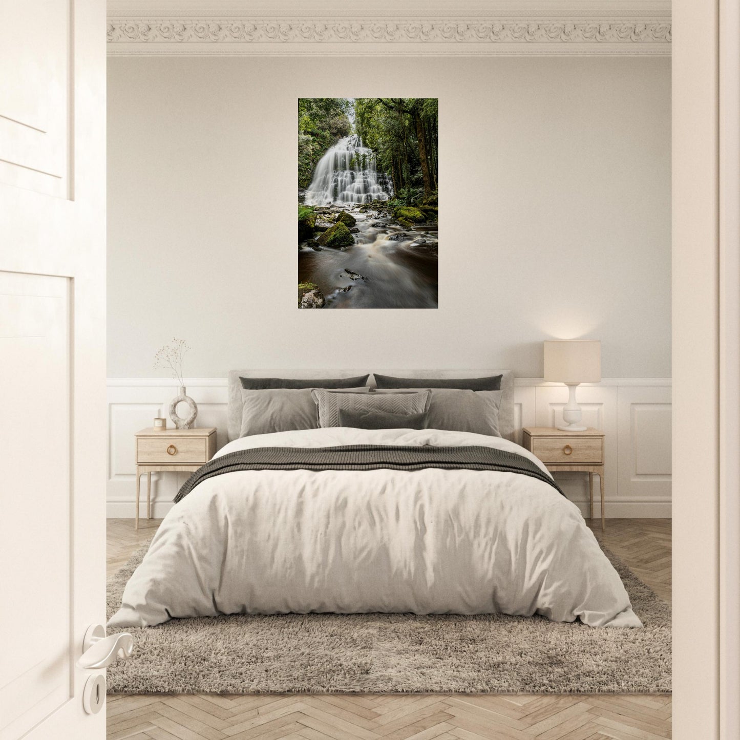 Nelson Falls Canvas by Istvan Maar Photography - master bedroom wall art