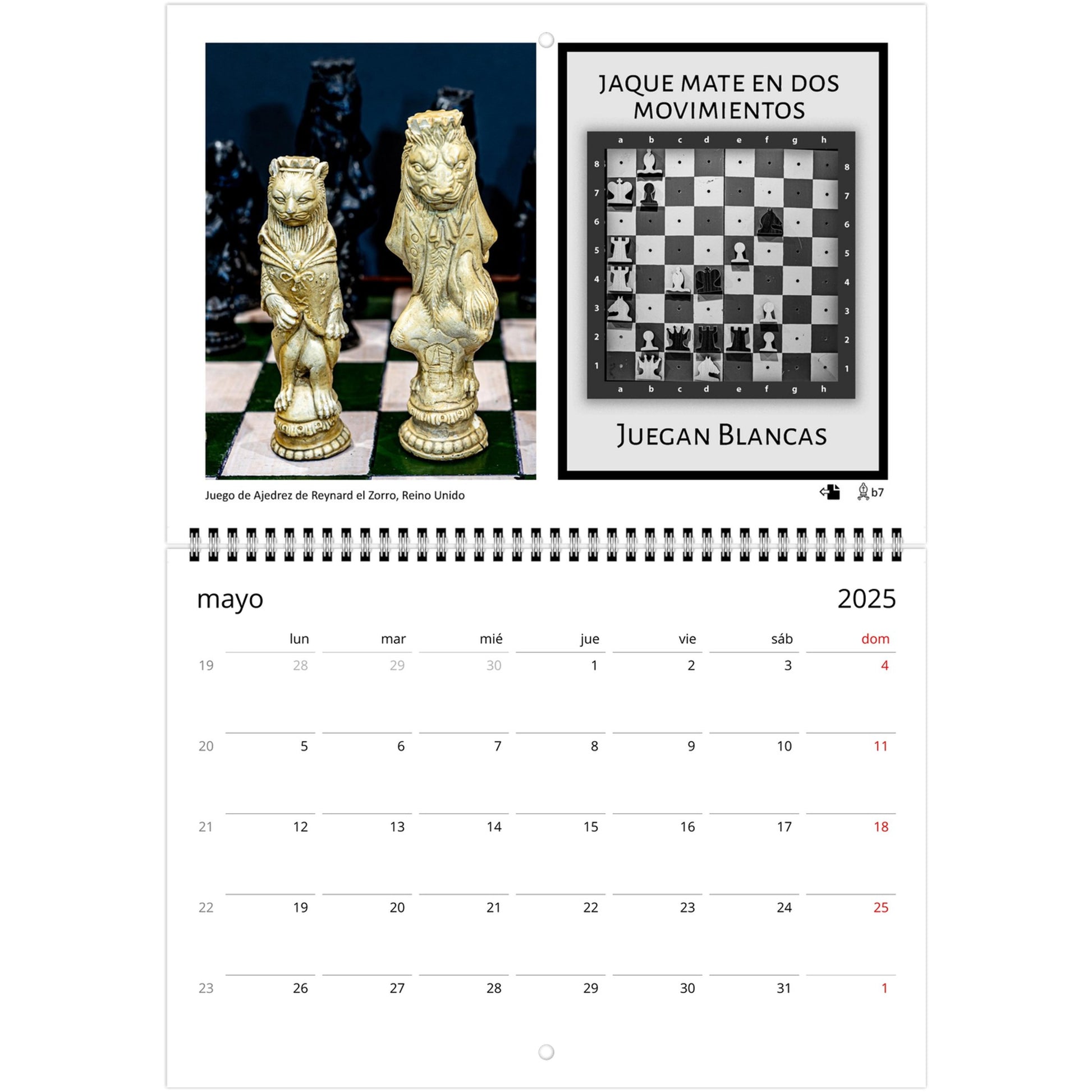 Chess Puzzle Calendar by Istvan Maar Photography