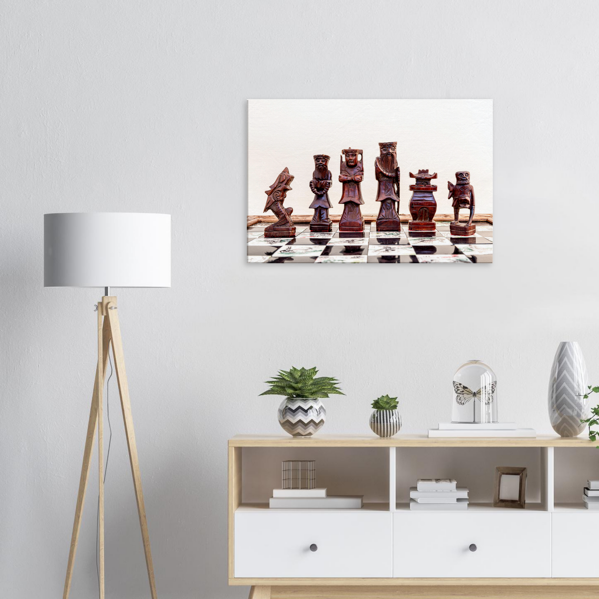 Chess themed Stretch Canvas by Istvan Maar Photography