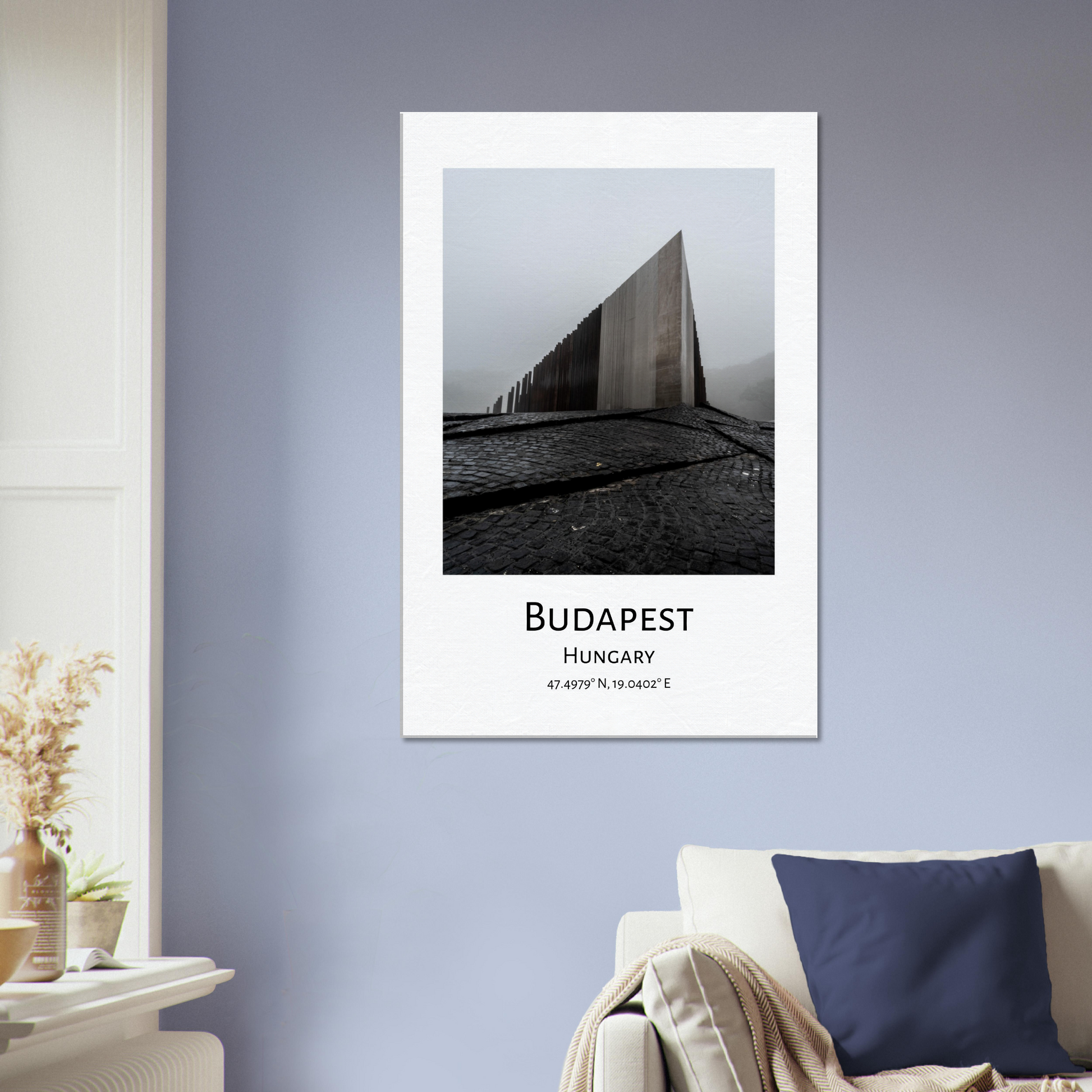 Personalised Budapest Travel Canvas - 1956 Hungarian Revolution Monument by Istvan Maar Photography home décor