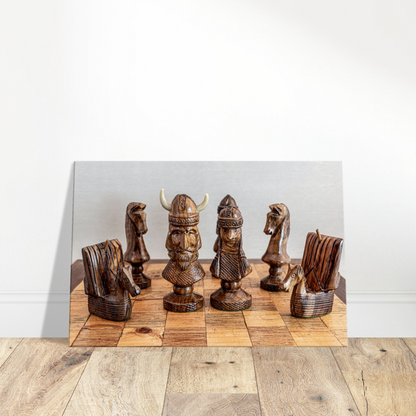 Chess themed Stretch Canvas by Istvan Maar Photography