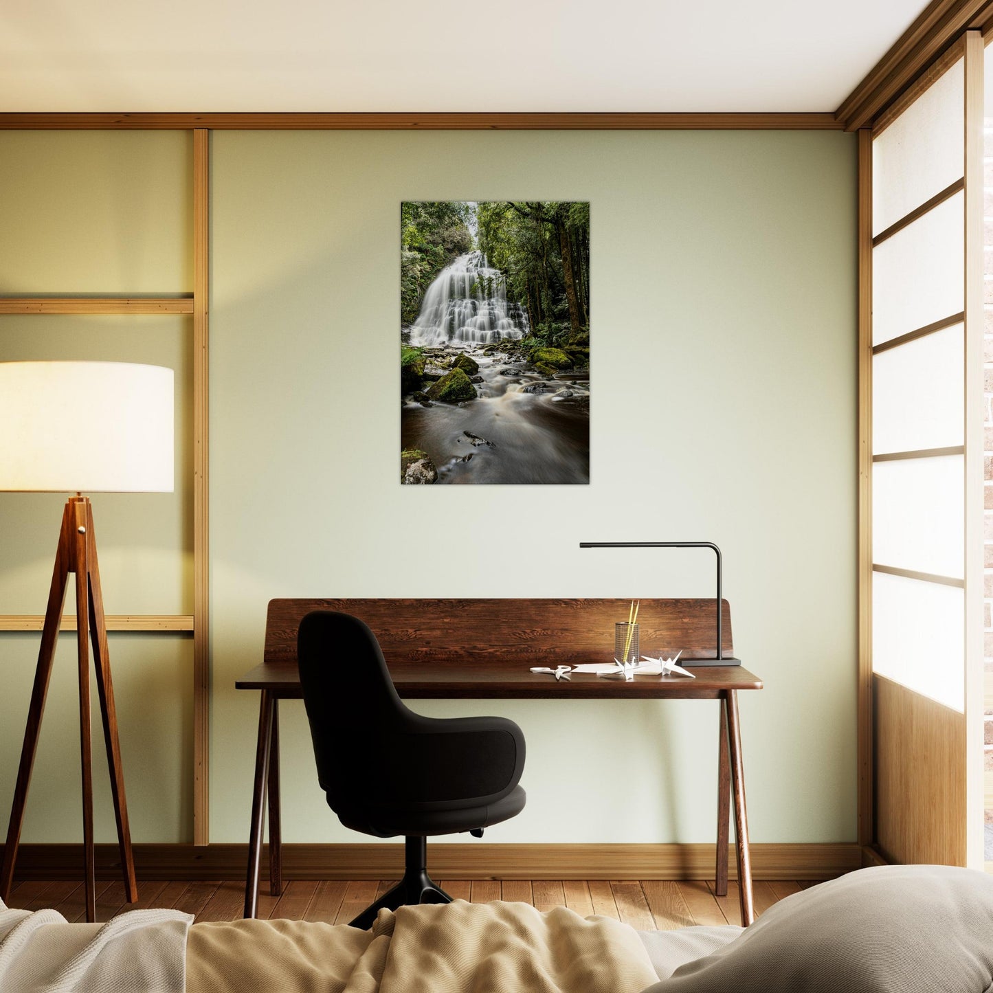 Nelson Falls Canvas by Istvan Maar Photography - bedroom