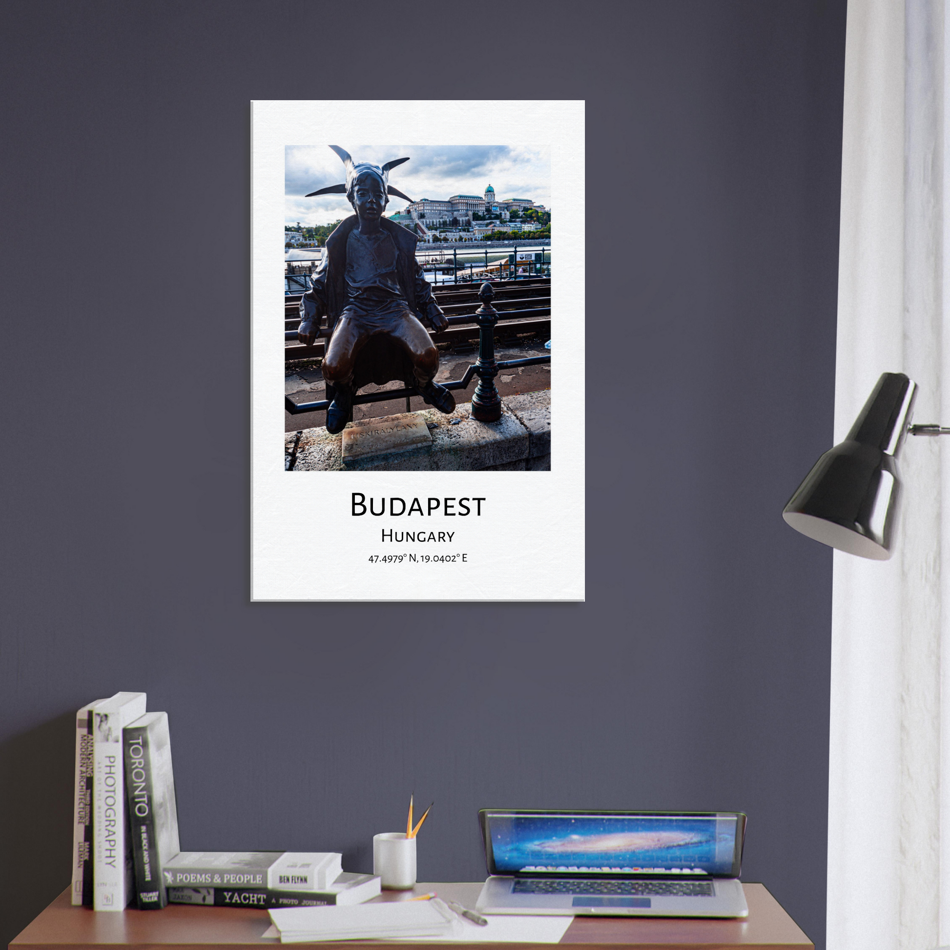 Personalised Budapest Travel Canvas - Little Princess by Istvan Maar Photography wall art