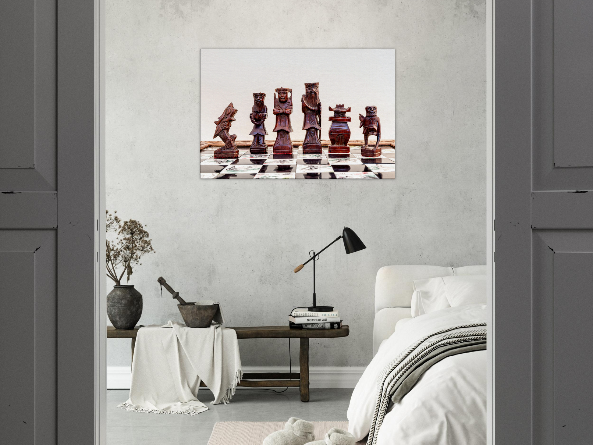 Chess themed Stretch Canvas by Istvan Maar Photography